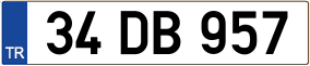 Truck License Plate